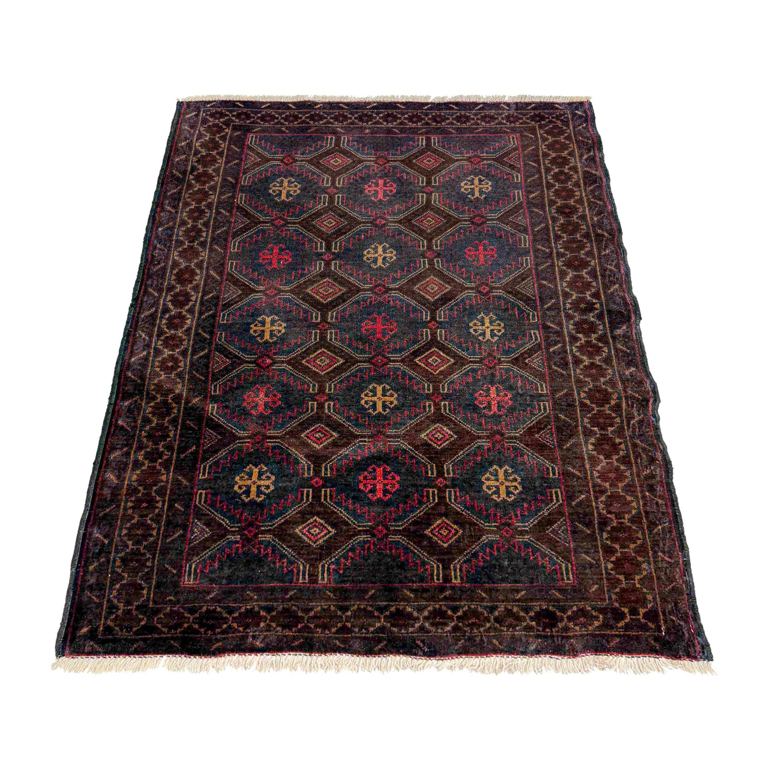 Handmade Balochi Rug 3' 0" x 4' 4" (ft) - No. W37609