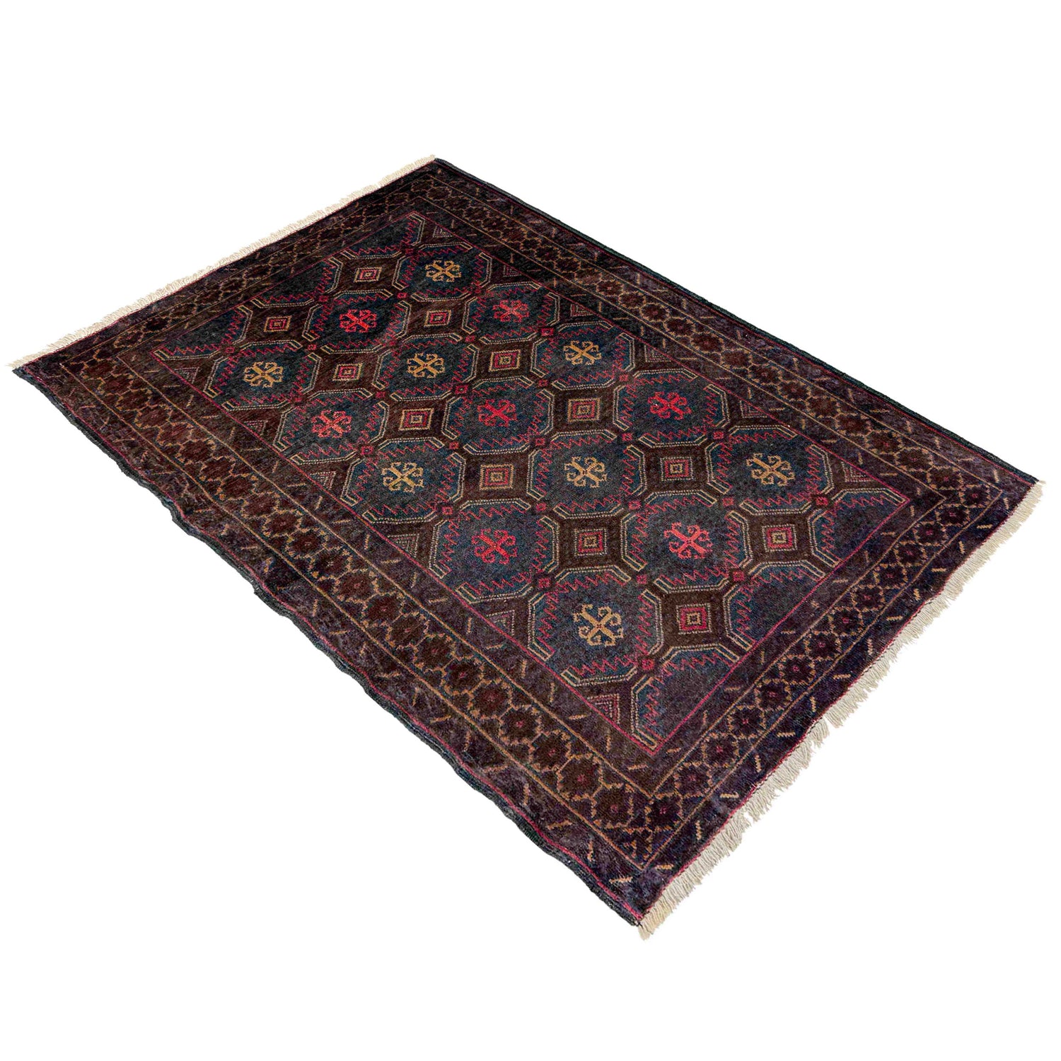 Handmade Balochi Rug 3' 0" x 4' 4" (ft) - No. W37609