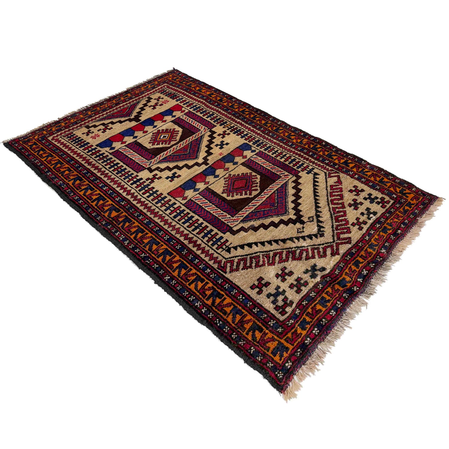 Small Prayer Rug 2' 8" x 4' 3" (ft) - No. W37611