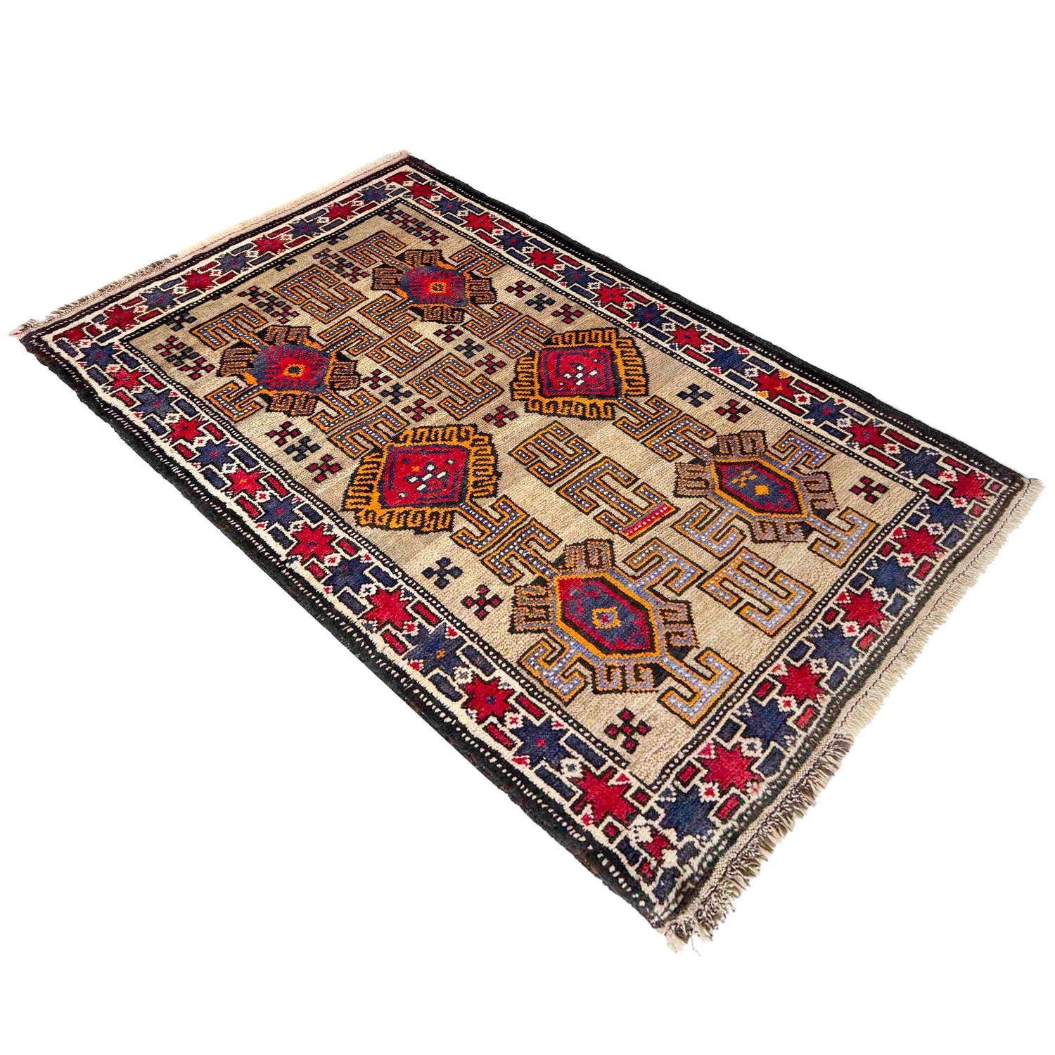 Traditional Baloch Rug 2' 7" x 4' 7" (ft) - No. W37612