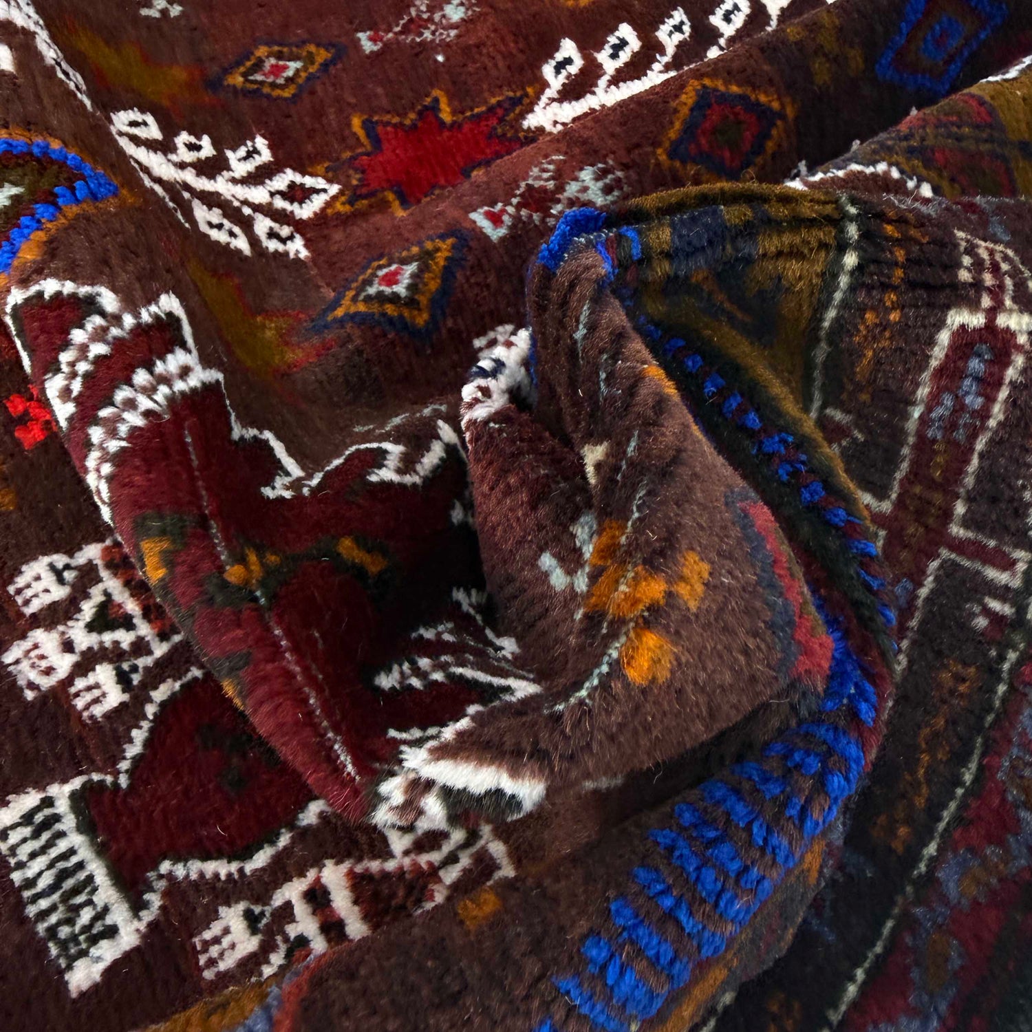 Baluch Small Size Rug 3' 2" x 4' 5" (ft) - No. W37702