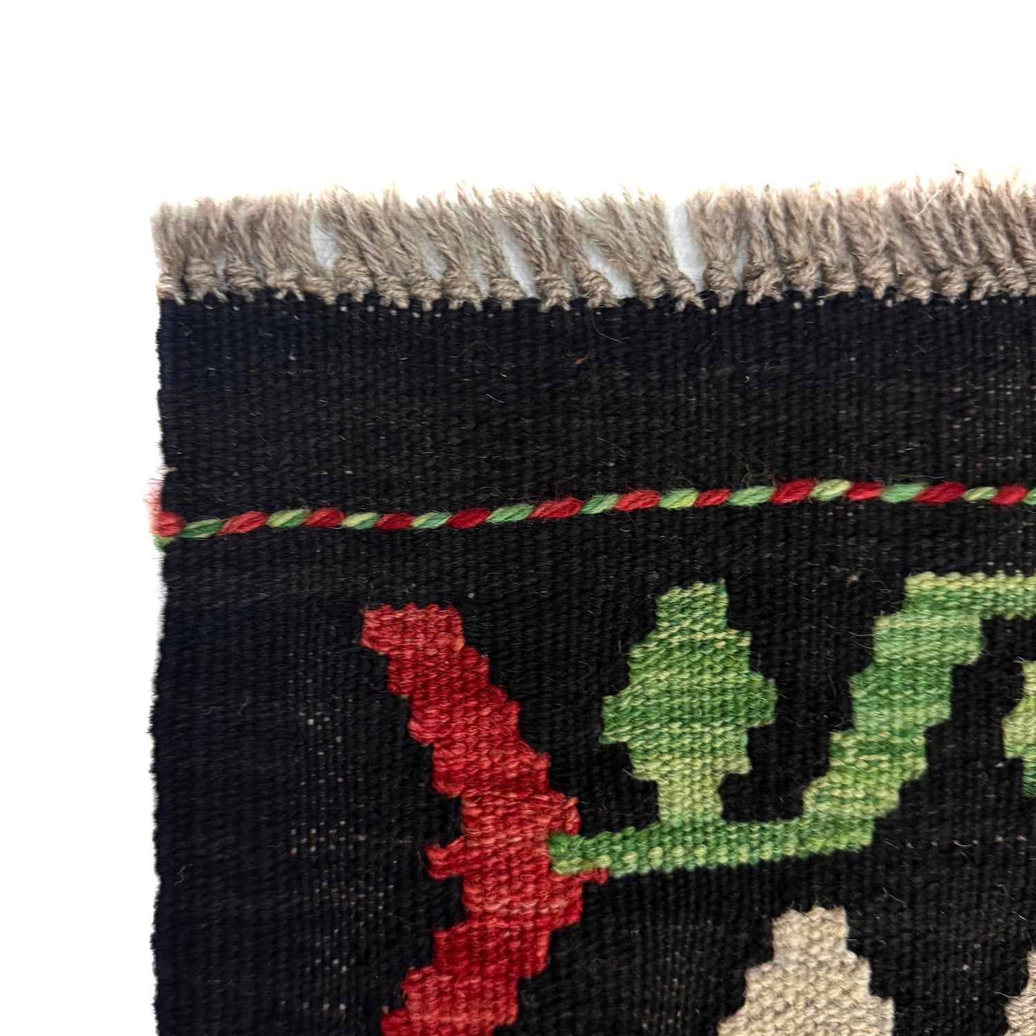 Handmade Vegetable Kelim 6' 4" x 9' 10" (ft) - No. W38106