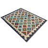 Handmade Vegetable Kilim 4' 9" x 6' 9" (ft) - No. W38118