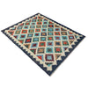 Handmade Vegetable Kilim 4' 9" x 6' 9" (ft) - No. W38118