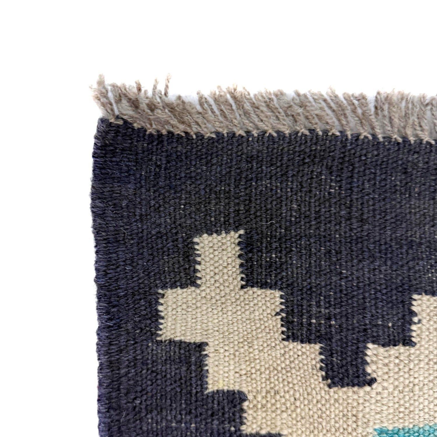 Handmade Vegetable Kilim 4' 9" x 6' 9" (ft) - No. W38118