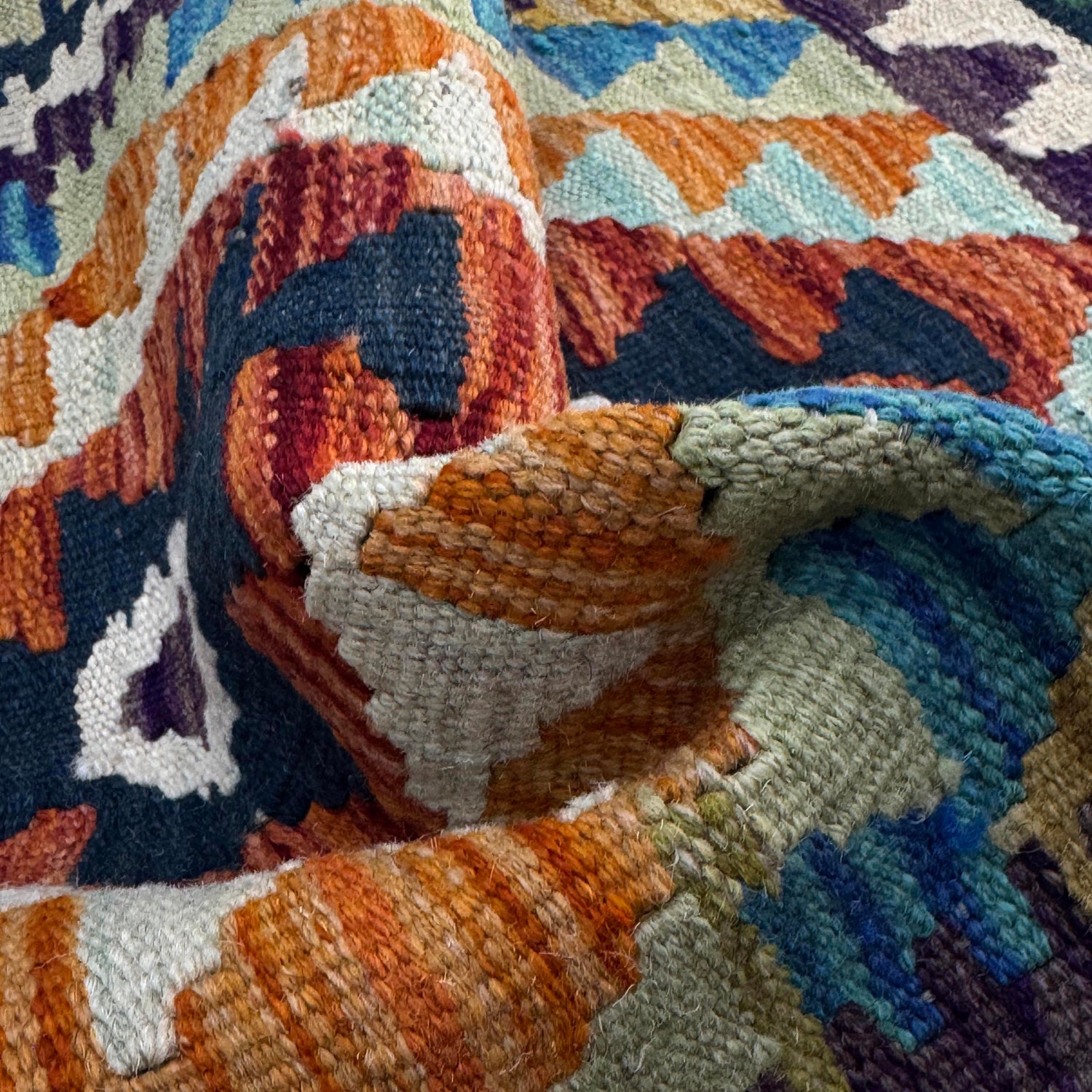 Handmade Vegetable Kilim 2' 7" x 4' 0" (ft) - No. W38161