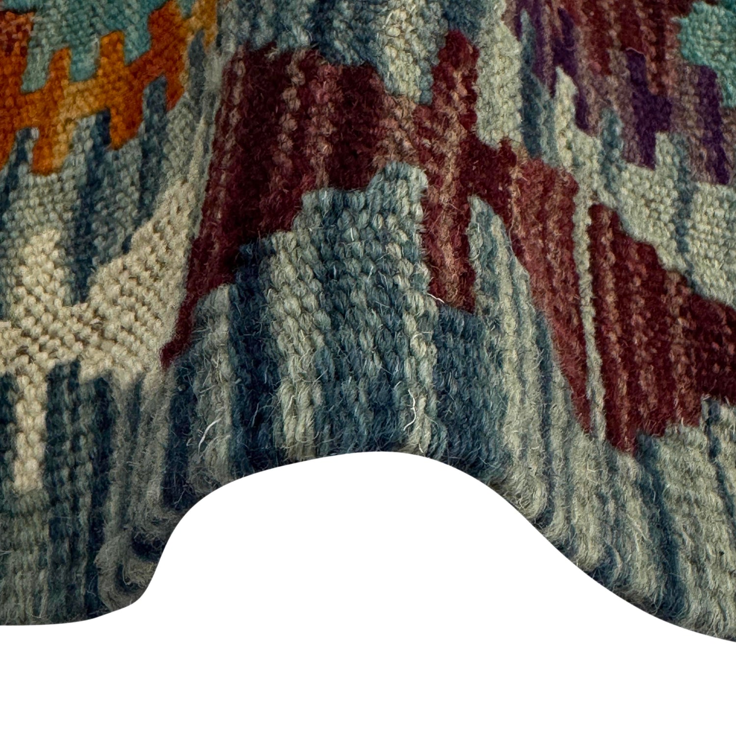 Handmade Vegetable Kelim 2' 11" x 4' 2" (ft) - No. W38162