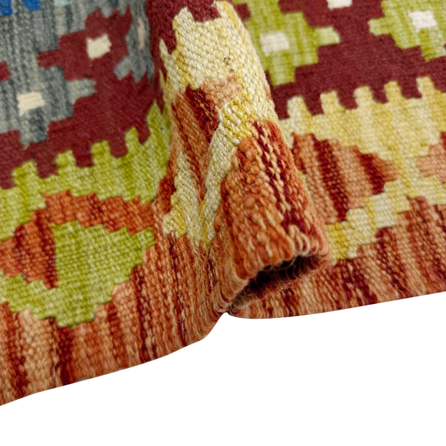 Handmade Vegetable Kelim 4' 11" x 6' 7" (ft) - No. W38207