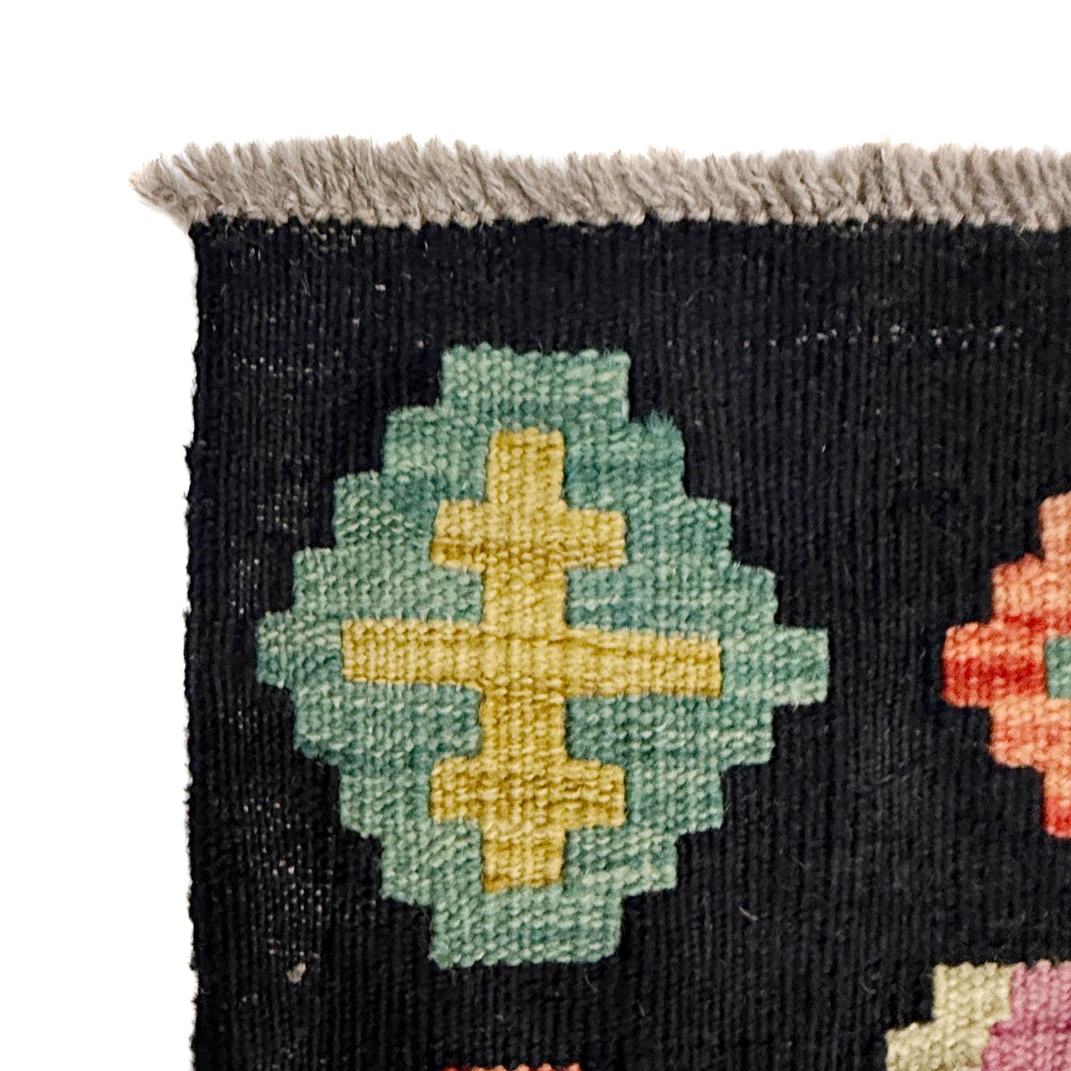 Handmade Vegetable Kilim 6' 8" x 9' 7" (ft) - No. W38232