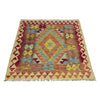 Handmade Vegetable Kelim 3' 5" x 3' 8" (ft) - No. W38237