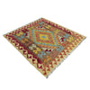 Handmade Vegetable Kelim 3' 5" x 3' 8" (ft) - No. W38237