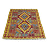 Handmade Vegetable Kilim 3' 3" x 3' 10" (ft) - No. W38241