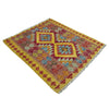Handmade Vegetable Kilim 3' 3" x 3' 10" (ft) - No. W38241