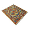Handmade Vegetable Kelim 3' 3" x 3' 10" (ft) - No. W38243