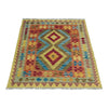 Handmade Vegetable Kilim 3' 5" x 4' 1" (ft) - No. W38244