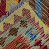 Handmade Vegetable Kilim 3' 5" x 4' 1" (ft) - No. W38244