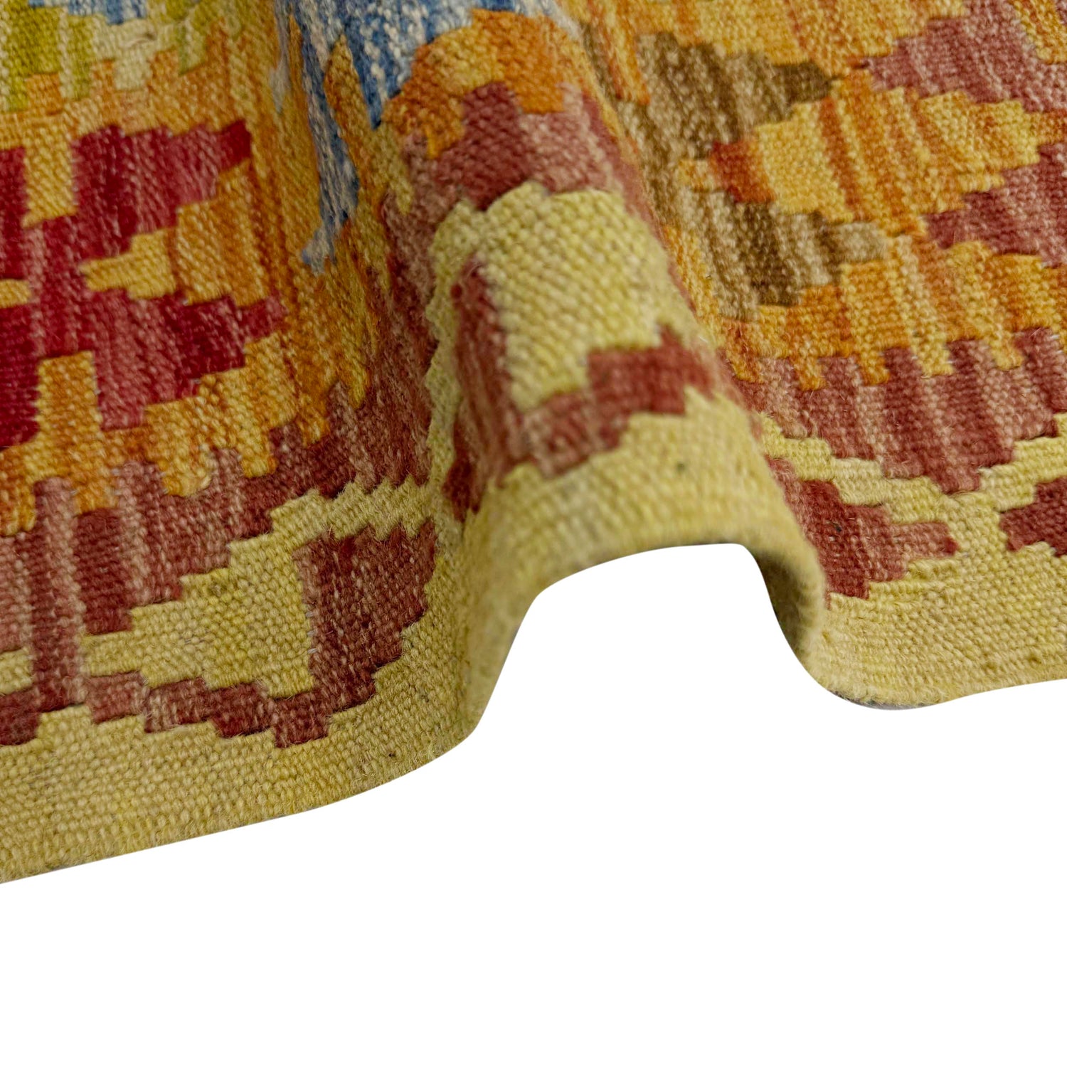 Handmade Vegetable Kelim 3' 6" x 5' 1" (ft) - No. W38246