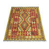 Handmade Vegetable Kilim 3' 7" x 4' 5" (ft) - No. W38247