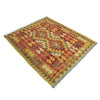 Handmade Vegetable Kilim 3' 7" x 4' 5" (ft) - No. W38247