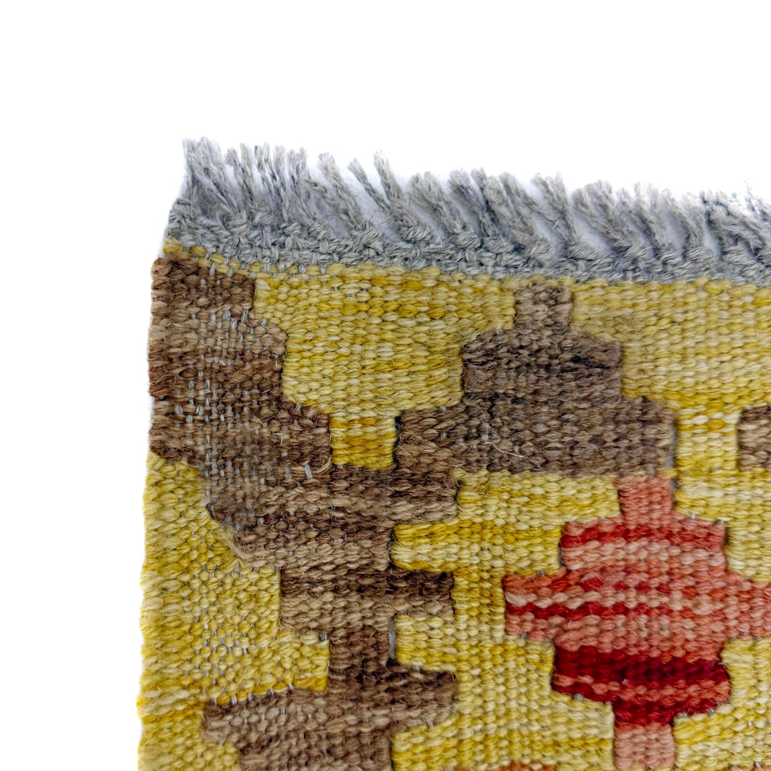 Handmade Vegetable Kilim 3' 7" x 4' 5" (ft) - No. W38247
