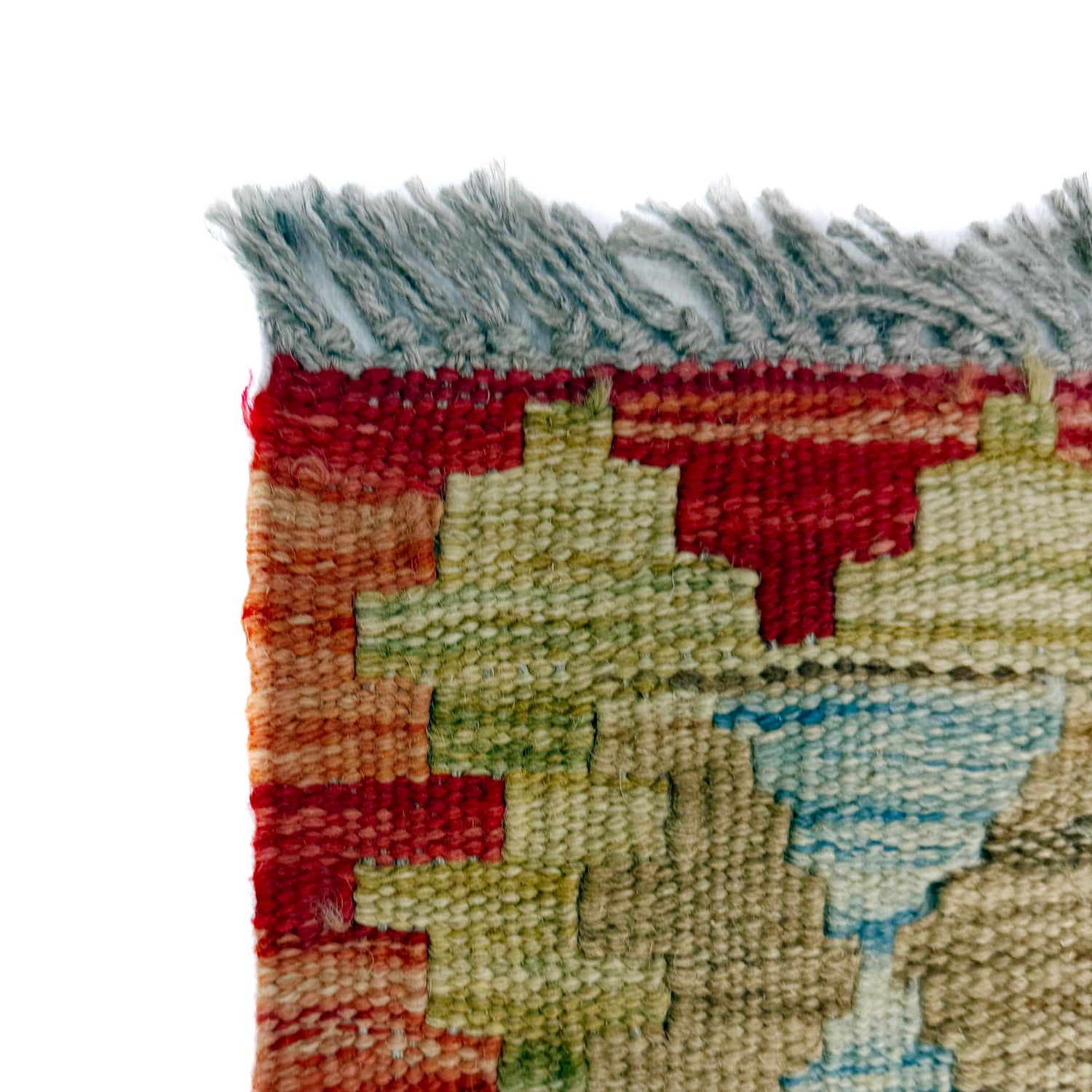 Handmade Vegetable Kelim 3' 7" x 4' 4" (ft) - No. W38248