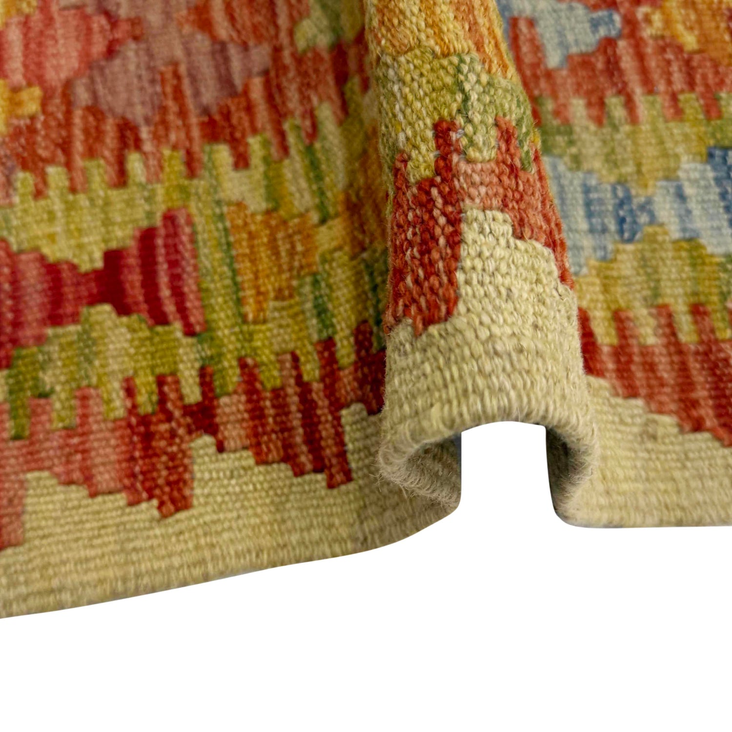 Handmade Vegetable Kilim 3' 7" x 5' 3" (ft) - No. W38254