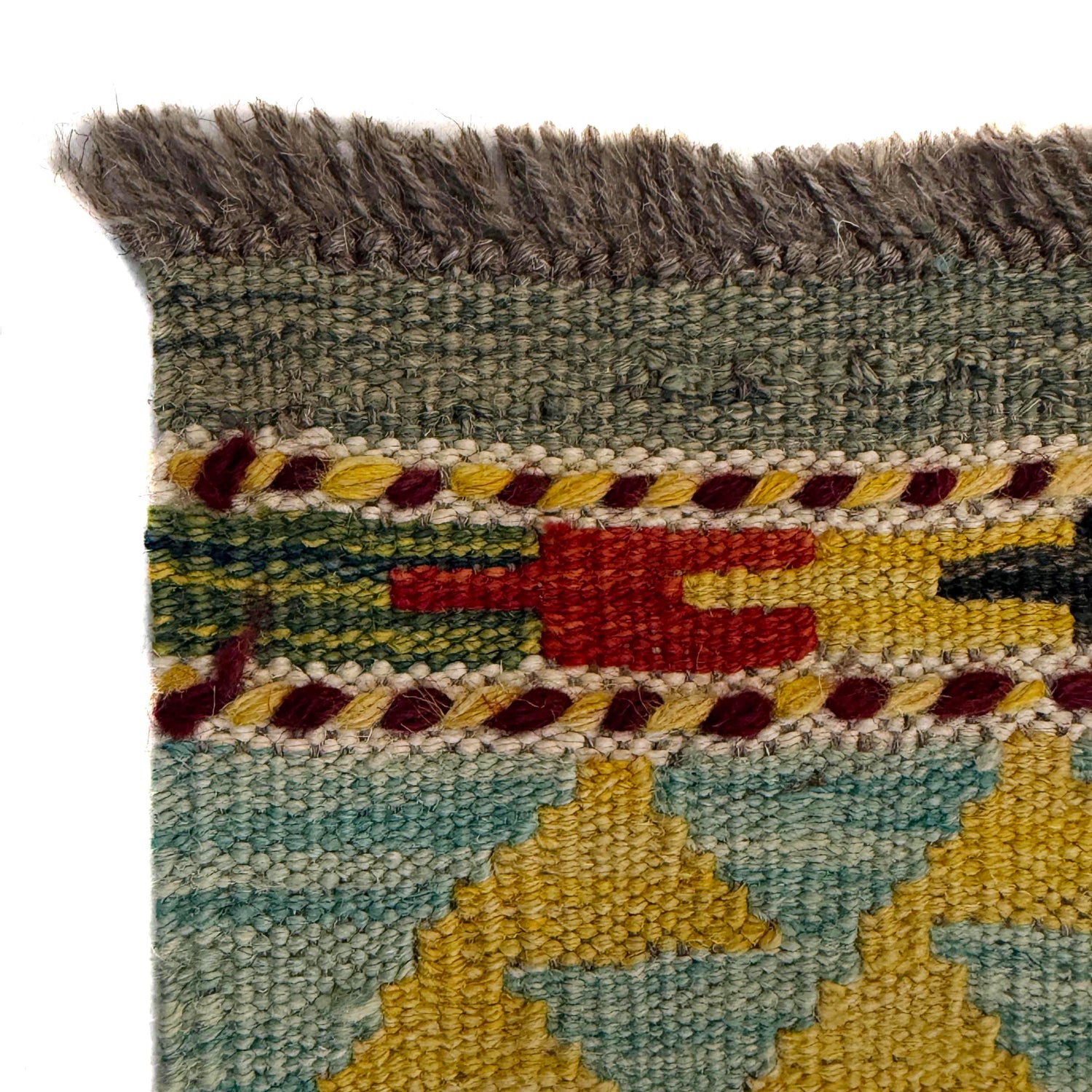 Handmade Vegetable Kilim 2' 9" x 3' 10" (ft) - No. W38561