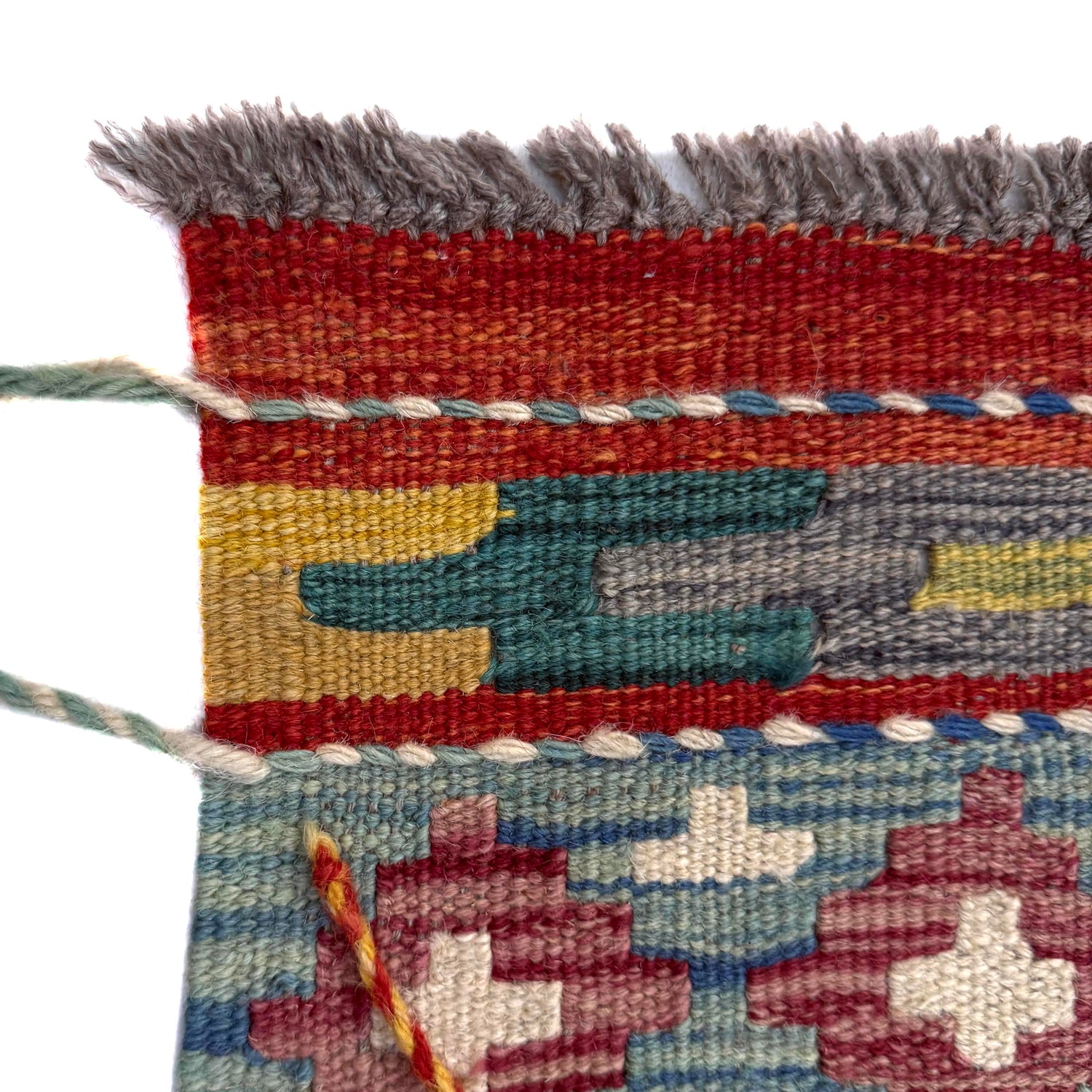 Handmade Vegetable Kelim 2' 10" x 4' 7" (ft) - No. W38563