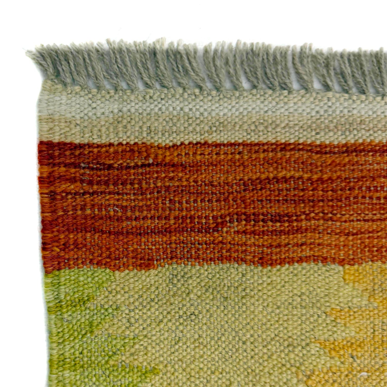Handmade Vegetable Kelim 3' 10" x 5' 10" (ft) - No. W38938