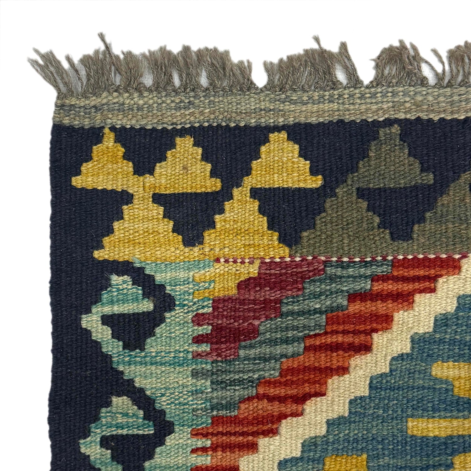 Handmade Vegetable Kelim 5' 9" x 8' 2" (ft) - No. W38939