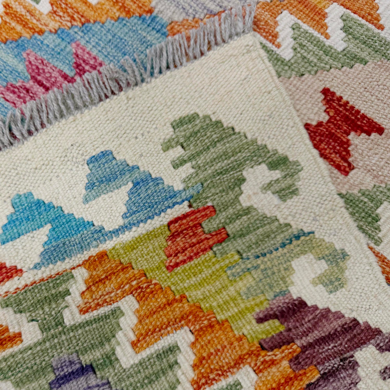 Handmade Vegetable Kelim 2' 7" x 4' 0" (ft) - No. W39910