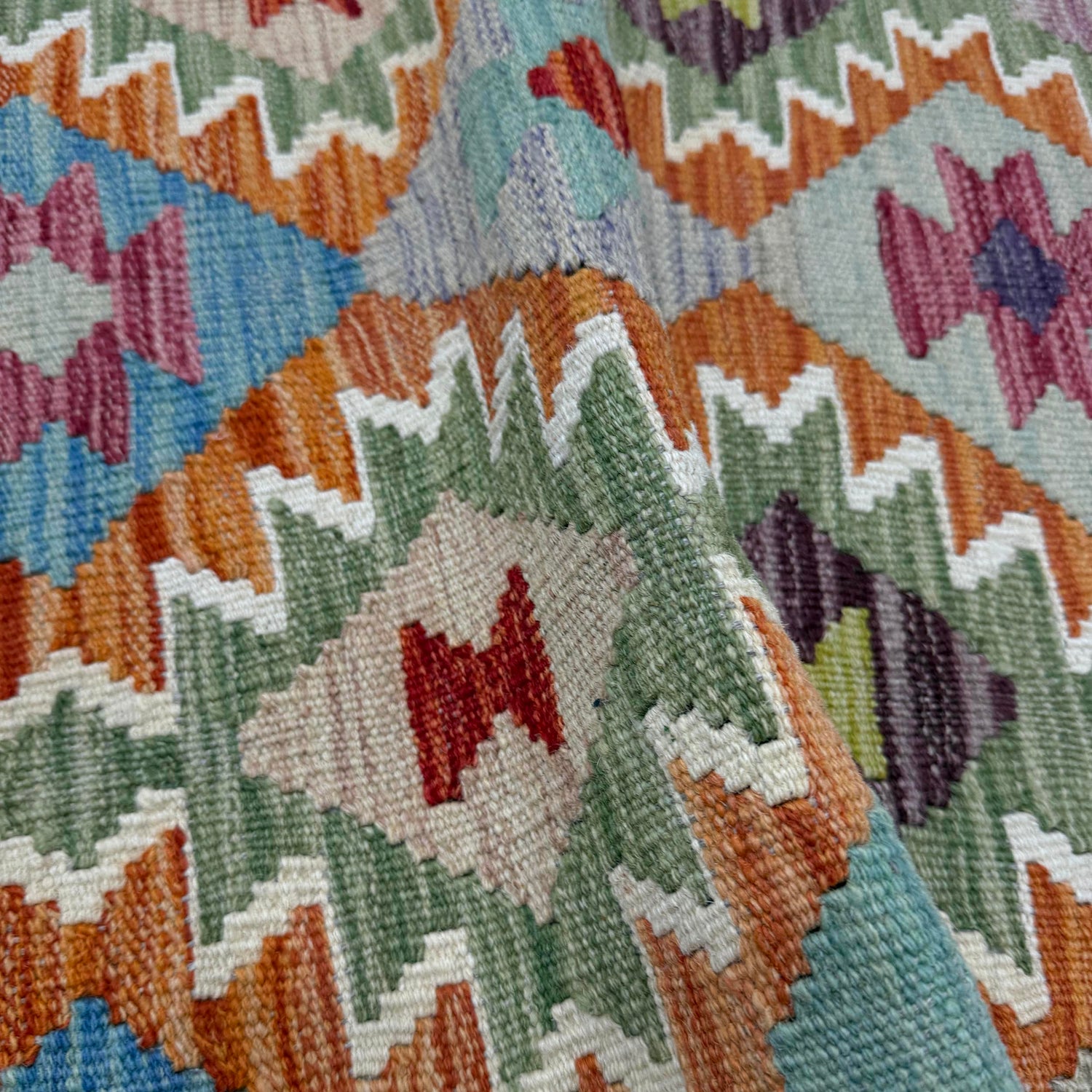 Handmade Vegetable Kelim 2' 7" x 4' 0" (ft) - No. W39910