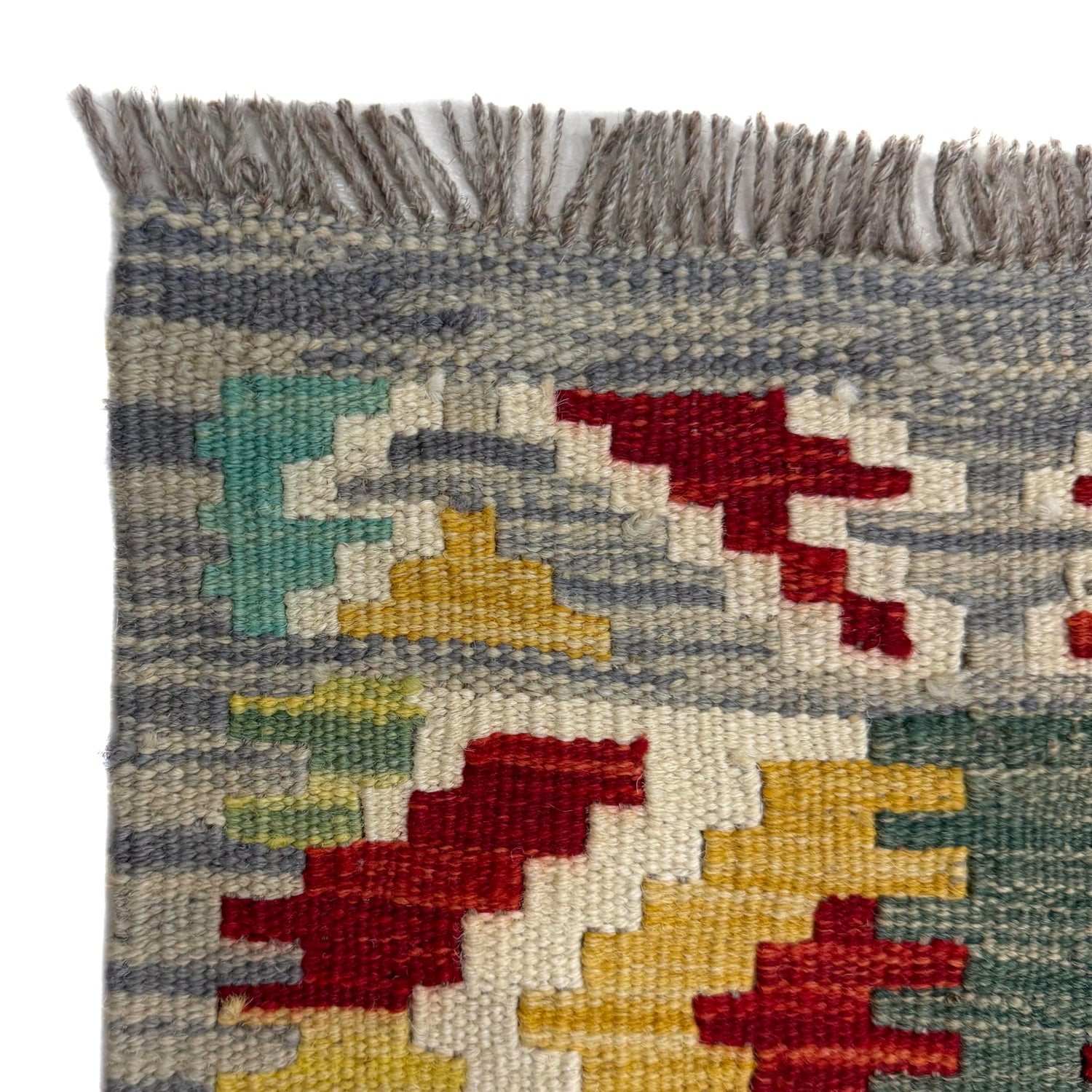 Handmade Vegetable Kelim 2' 9" x 4' 1" (ft) - No. W39911