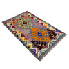 Handmade Vegetable Kilim 2' 7" x 3' 11" (ft) - No. W39913