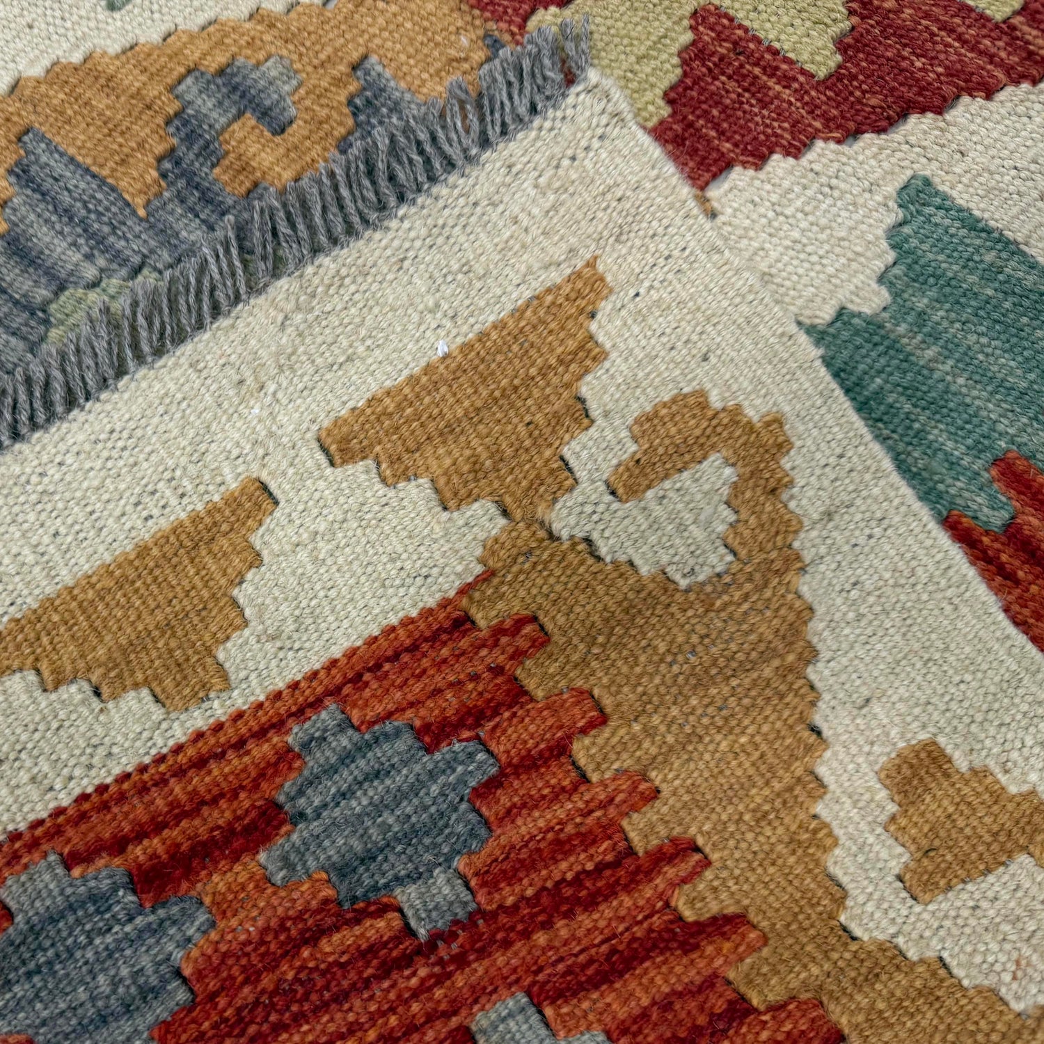 Handmade Vegetable Kilim 2' 6" x 3' 10" (ft) - No. W39916