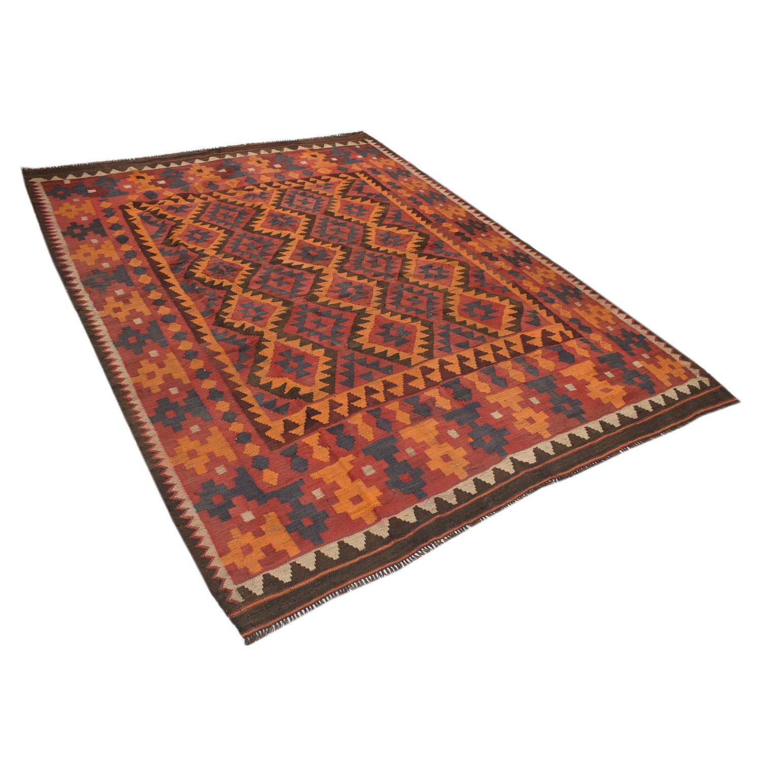 Vintage Kilim 6' 5" x 8' 2" (ft) - No. Y11885