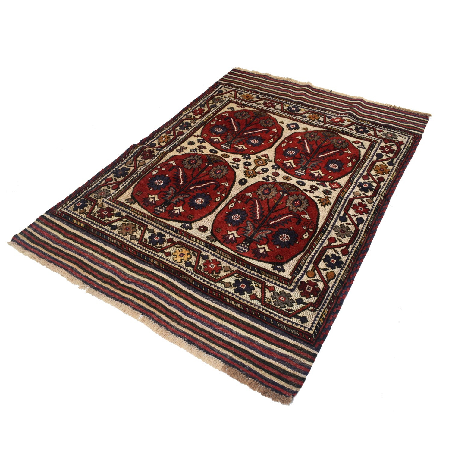 Handwoven Barjesta Kilim Rug 4' 2 x 6' 0 (ft) - No. Y12621