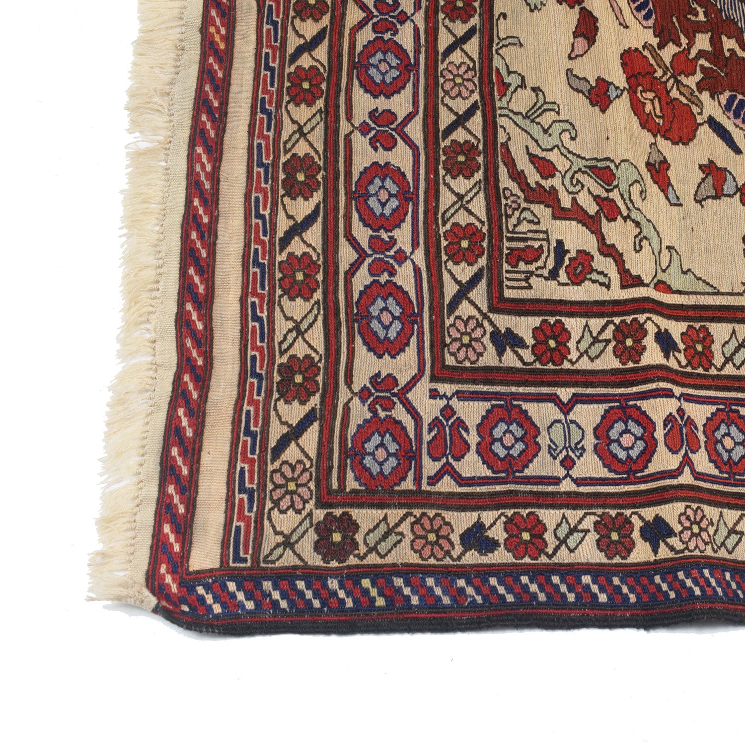 Fine Quality Flatweave Dhurrie 4' 8" x 6' 1" (ft) - No. Y12690