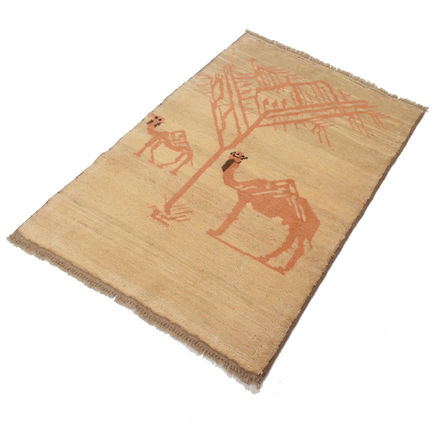 Hand Made Animal Picture Carpet 2' 8" x 4' 0" (ft)- No. Y12953