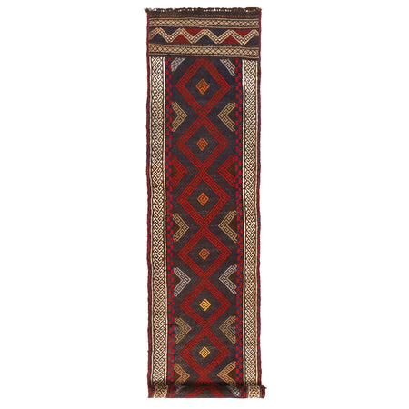 Hand Knotted Suzuni Kilim Runner 1' 11" x 9' 7" (ft) - No. Y13018