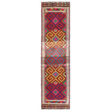 Embroidery Kilim Runner 2' 4" x 8' 7" (ft) - No. Y13029