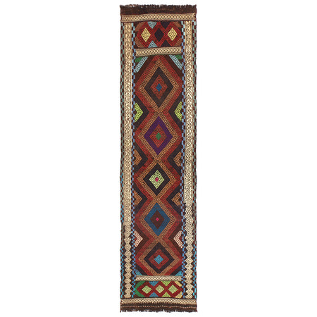 Embroidery Kilim Runner 2' 0" x 9' 1" (ft) - No. Y13032