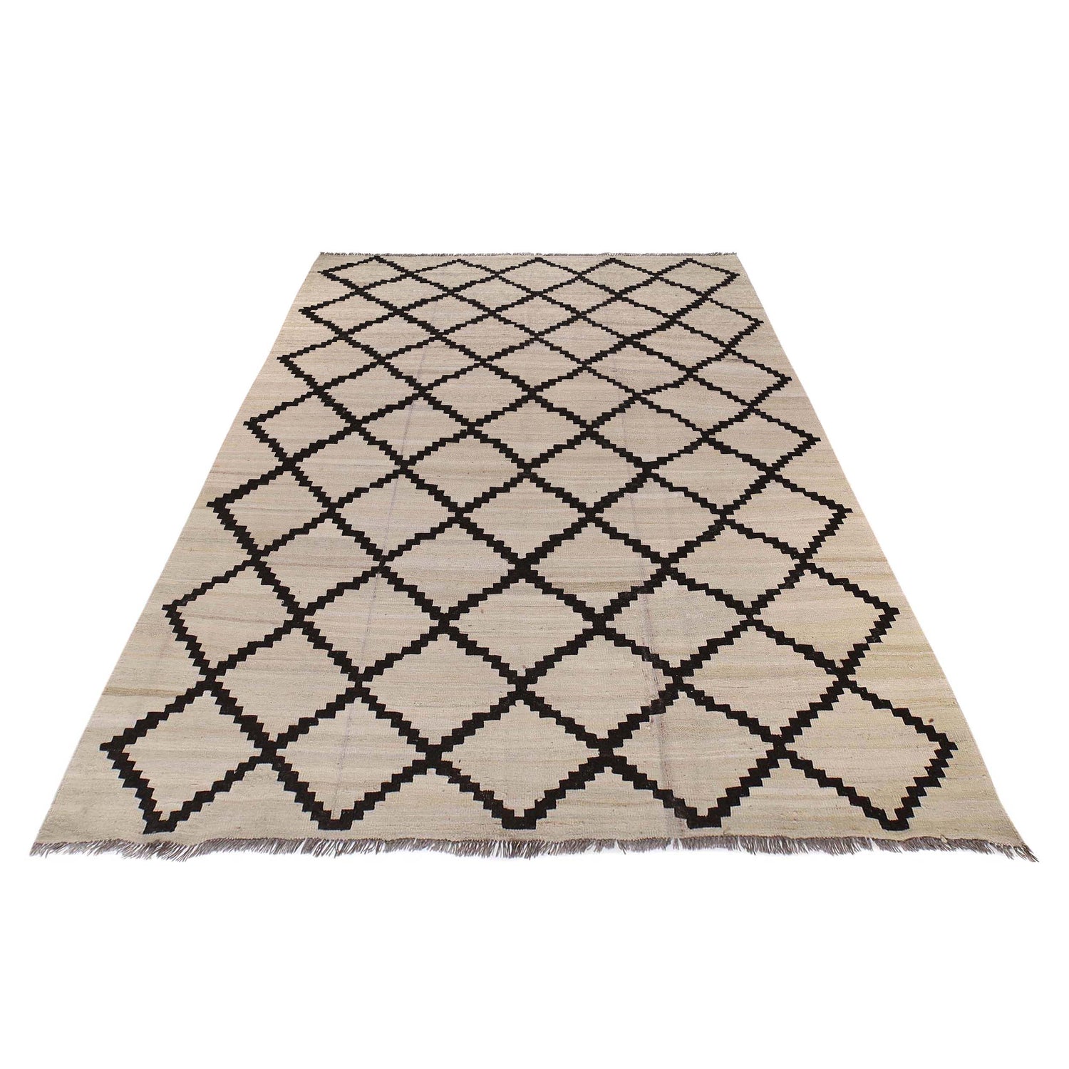 Modern Handmade Kilim 6' 10" x 10' 2" (ft) - No. Y13091