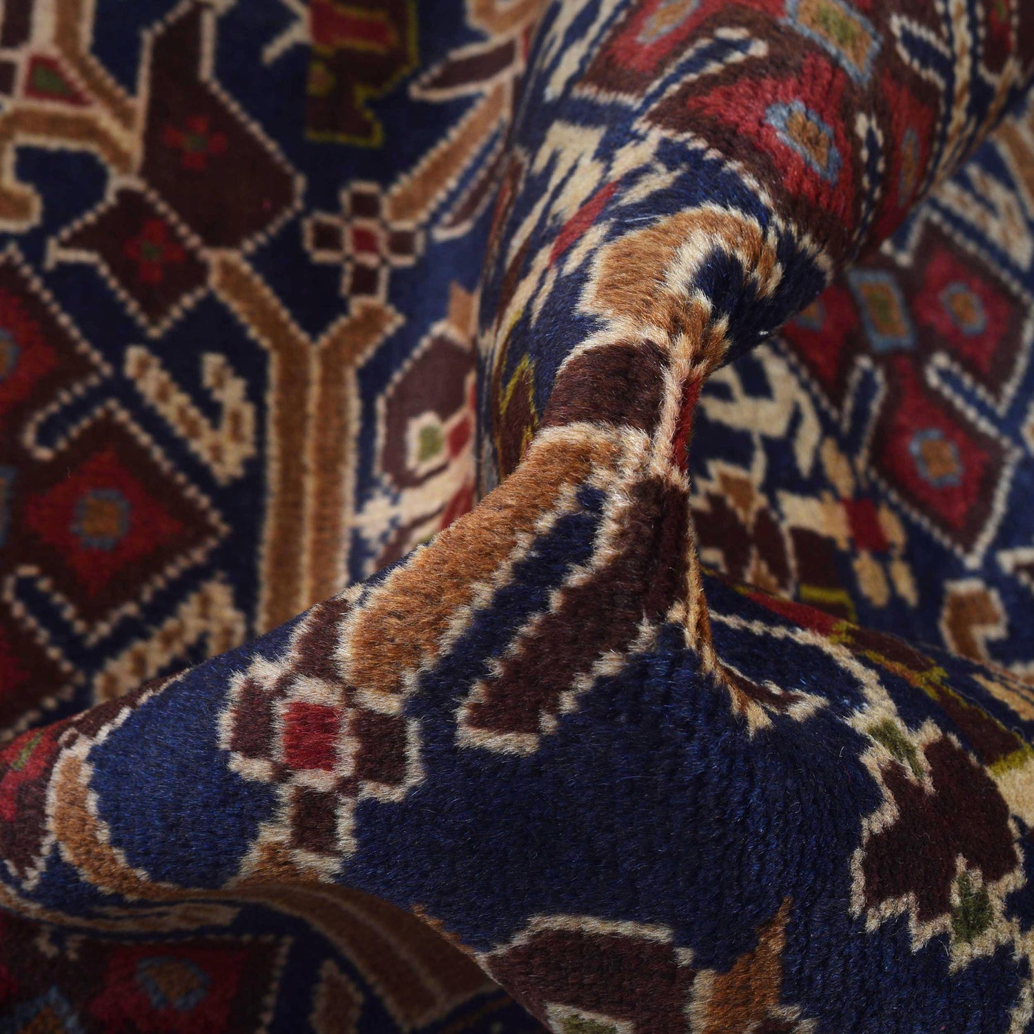 Hand Knotted Vintage Baluchi Runner 2' 9" x 9' 0" (ft) - No. Y13585