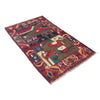 Handmade Village Design Carpet 2' 11" x 4' 9" (ft)- No. Y13597