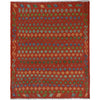 Handmade Vegetable Kilim 4' 0  x 4' 9 (ft) - No. Y14013