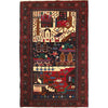 Handmade Village Design Carpet 3' 6" x 6' 6" (ft)- No. Y14166