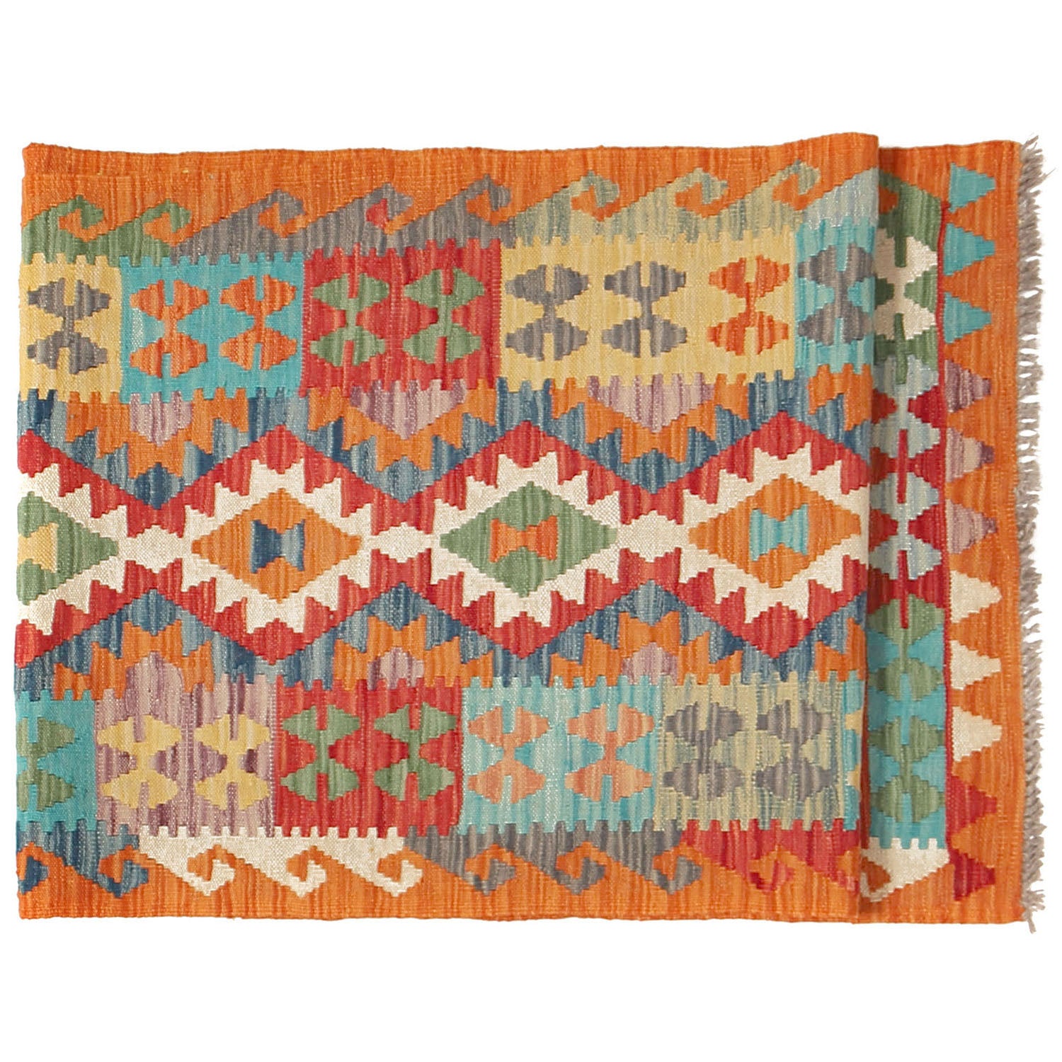 Vegetable Kelim Runner 2' 6 x 10' 0 (ft) - No. Y14201