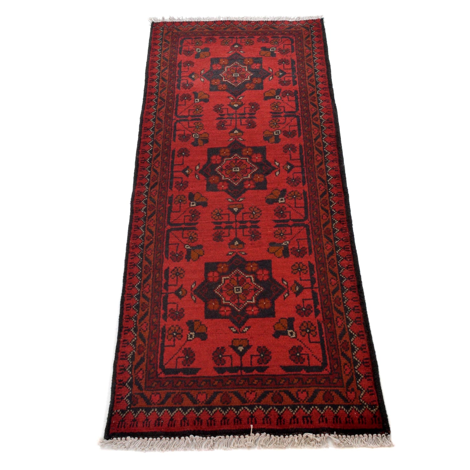 Handmade Khal Mohammadi Runner 1' 9" x 4' 9" (ft) - No. Y14998