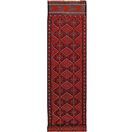 Red Mashwani Long Runner 2' 3 x 12' 8 (ft) - No.Y15109